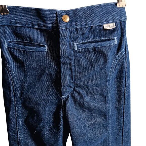 20x20 6X Vintage 1970's Girls Jeans JC PENNEY Super Denim Bootcut Disco - Picture 3 of 5